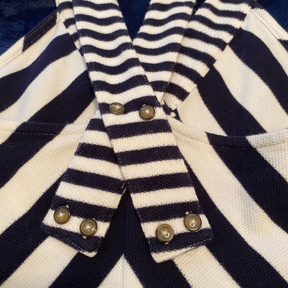 Ladies tank top, navy and white - Picture 4 of 5